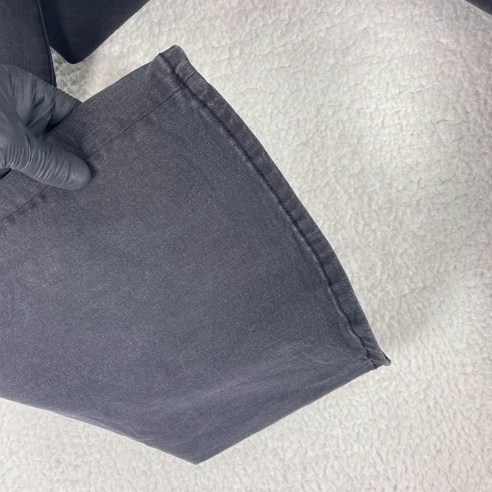 PTCL Ethical Clothing Jeans Womens Size 32 Black Denim Wide-Leg High-Rise Casual